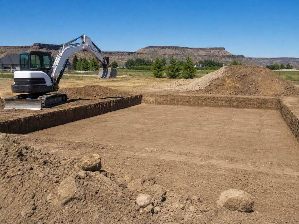 Foundation Excavation work in Twin Falls, Idaho