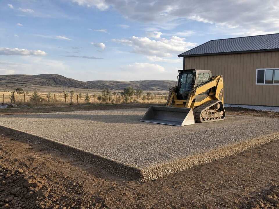 Gravel Pads work in Twin Falls, Idaho